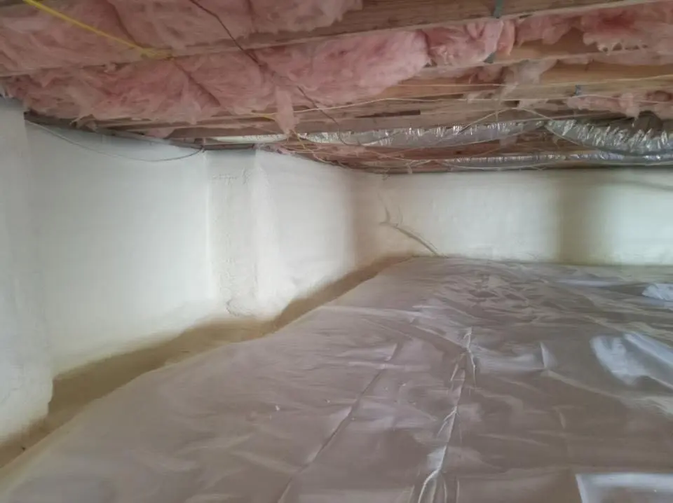 Crawl space encapsulation with closed-cell spray foam for Attic Insulation in Capitola